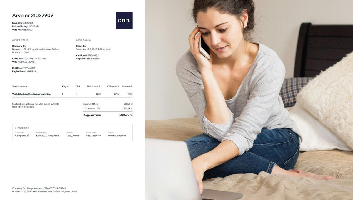 Kuidas ma arveid teha saan?